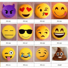 Großhandel billig niedlichen Plüsch whatsapp emoji Kissen